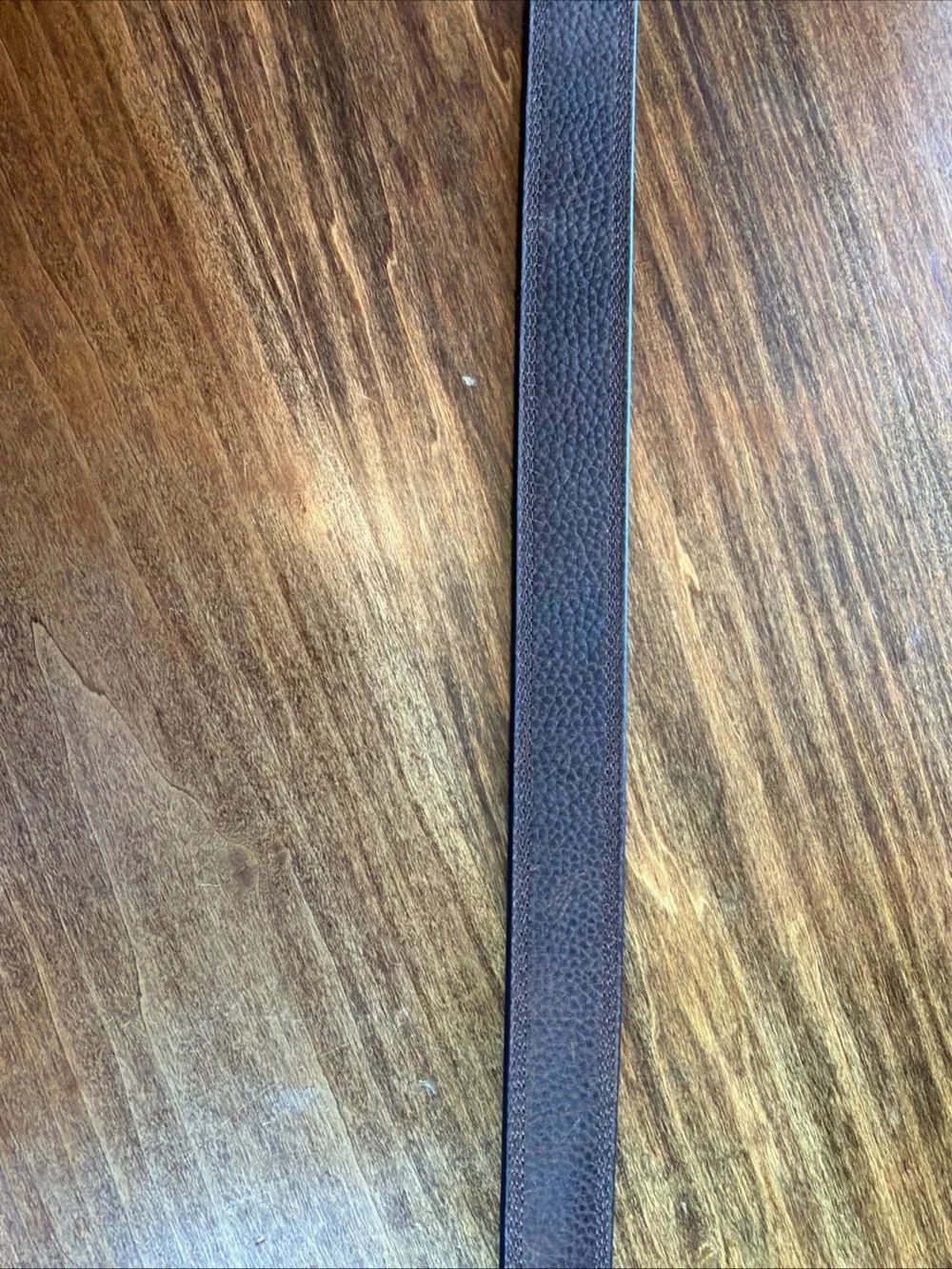 Ariat Men's Brown Leather Belt with Silver Buckle 44